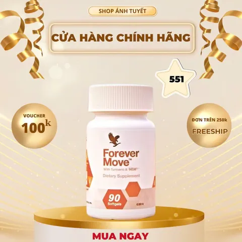 Viên uống bổ cơ, xương, khớp, hoạt động linh hoạt, thoải mái Forever Move