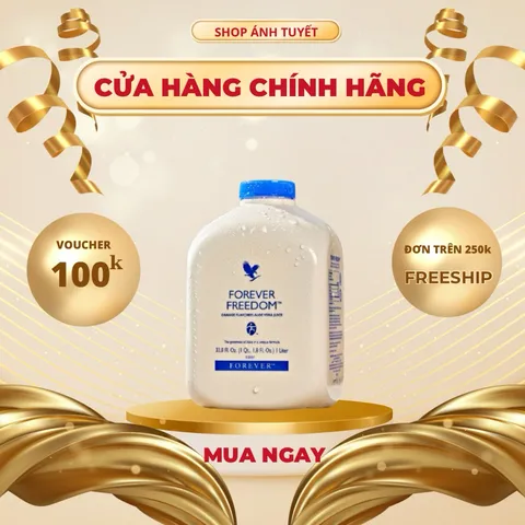 Nước Dinh Dưỡng Hỗ Trợ Xương Khớp Forever Freedom #196 - Gel Lô Hội 1 Lít, Phục Hồi Khớp & Tăng Cường Sức Khỏe Xương
