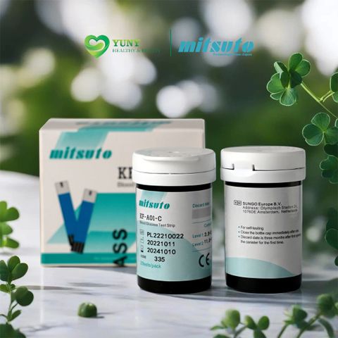Máy Đo Đường Huyết Mitsuto KF-A02-C - Que Thử Đường Huyết x50 và 50 Kim Lấy Máu - Giải Pháp Quản Lý Sức Khỏe Tại Nhà Chính Xác và Tiện Lợi