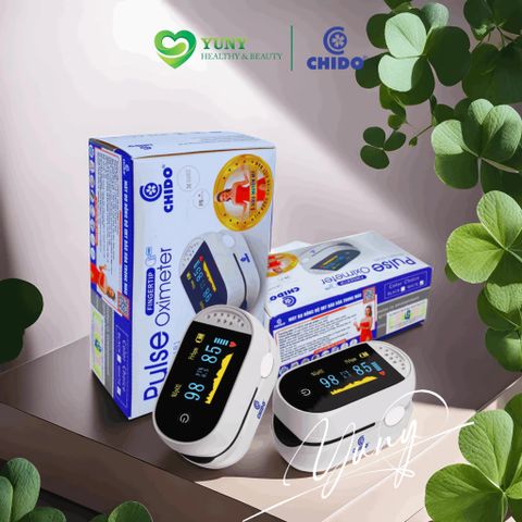 Máy Đo Nồng Độ Oxy Trong Máu SpO2 CHIDO C101B1 - Thiết Bị Y Tế Chính Hãng Nhật Bản, Theo Dõi Nhịp Tim, Bảo Hành 2 Năm, Giao Hàng Miễn Phí