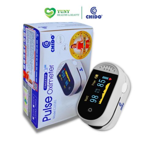 Máy Đo Nồng Độ Oxy Trong Máu SpO2 CHIDO C101B1 - Thiết Bị Y Tế Chính Hãng Nhật Bản, Theo Dõi Nhịp Tim, Bảo Hành 2 Năm, Giao Hàng Miễn Phí