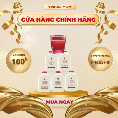 Thùng Nước Uống Dinh Dưỡng Lô Hội(12 Bình) | Aloe Berry Nectar #034flp | Hổ trợ đường tiêu hoá
