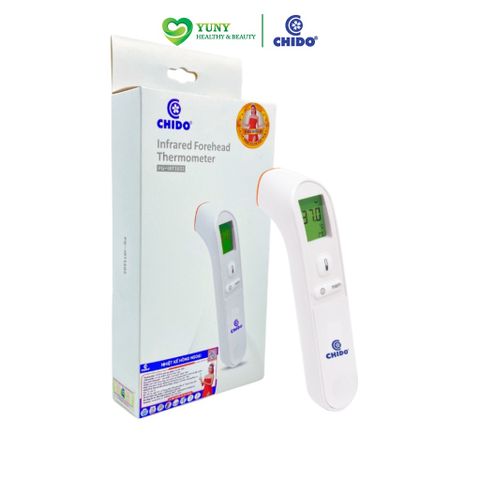Nhiệt Kế Điện Tử Hồng Ngoại CHIDO Nhật Bản - Máy Đo Nhiệt Độ Thông Minh 3 Tính Năng Cho Trẻ Em, Kết Quả Nhanh Chính Xác