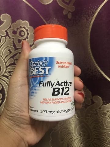 [DATE 12/2026] VEGAN - Viên Uống Bổ Sung Vitamin B12 1500 Mcg, 60 viên hãng Doctor's Best
