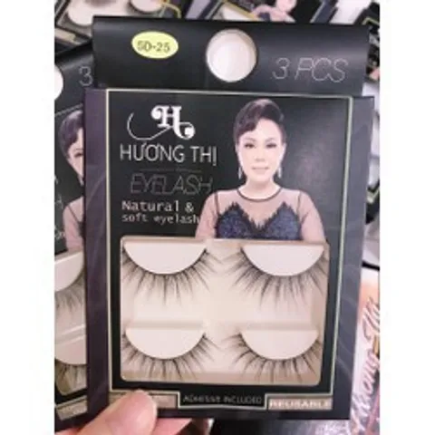 Lông Mi Giả Hương Thị 5D - Mi Chồn Tự Nhiên, Dễ Sử Dụng, Trang Điểm Đẹp Quyến Rũ Cho Mọi Dịp