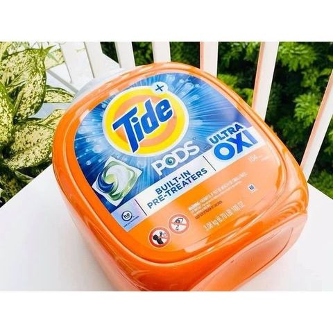 Viên Giặt Tide Pods Ultra Oxi 104 Viên (3.08kg) – Hàng Mỹ