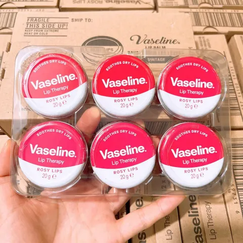 Son Dưỡng Môi Dạng Sáp Vaseline Lip Therapy Hộp Thiếc 20g - Đem lại Môi Mềm Mịn và Hồng Hào, Giải Pháp Chăm Sóc Môi Hoàn Hảo