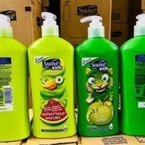 Sữa Tắm Gội Suave Kids 3in1 - Sản phẩm chăm sóc da và tóc cho trẻ em, an toàn cho da nhạy cảm, hương thơm dễ chịu, tiện lợi sử dụng.
