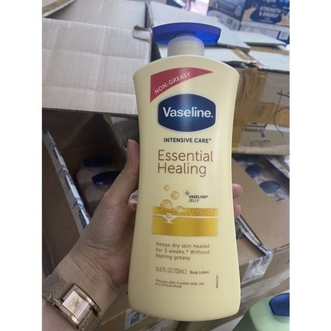 Sữa Dưỡng Thể Vaseline Body Lotion 725ml - Cung Cấp Độ Ẩm Suốt 24 Giờ, Làm Mềm Da, Thích Hợp Mọi Loại Da