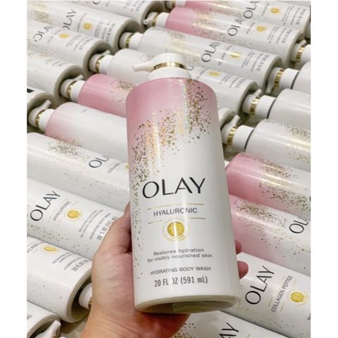 Sữa tắm Olay B3 Body Wash 24H - Sạch sâu, Cung cấp độ ẩm cho da, Chiết xuất tự nhiên, Sản xuất tại USA