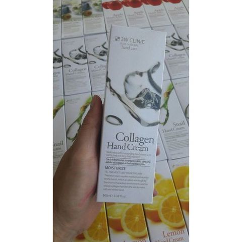 Kem Dưỡng Da Tay 3W Clinic 100ml - Dưỡng Ẩm, Phục Hồi Cho Da Tay