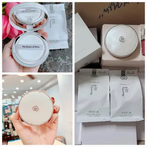 [TÁCH SET] Hộp Chính Phấn Nước Whoo Trắng TONE 21 Dưỡng trắng da