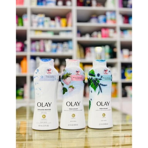 Sữa Tắm Dưỡng Ẩm Olay Nhiều Màu - Sản Phẩm Chăm Sóc Da Hiệu Quả, Cung Cấp Độ Ẩm, Mang Lại Cảm Giác Mềm Mại, Tươi Mới Sau Khi Tắm