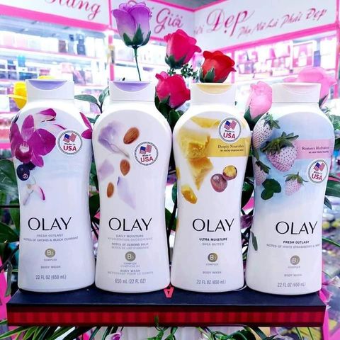 Sữa Tắm Dưỡng Ẩm Olay Nhiều Màu - Sản Phẩm Chăm Sóc Da Hiệu Quả, Cung Cấp Độ Ẩm, Mang Lại Cảm Giác Mềm Mại, Tươi Mới Sau Khi Tắm