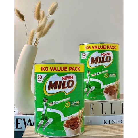 Sữa Milo Úc 1kg - Sữa Bột Nestle Milo Giàu Dinh Dưỡng, Năng Lượng, Hương Vị Thơm Ngon cho Trẻ Em và Người Lớn