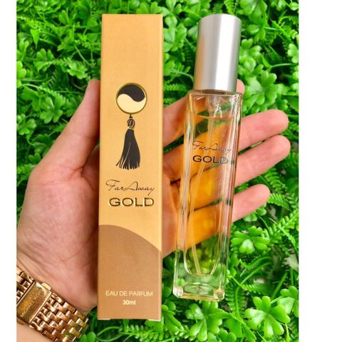 Nước Hoa Nữ Far Away - GOLD 30ml - Hương Hoa Nhài Quyến Rũ, Thiết Kế Sang Trọng, Sự Tự Tin Nổi Bật cho Phái Đẹp