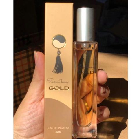 Nước Hoa Nữ Far Away - GOLD 30ml - Hương Hoa Nhài Quyến Rũ, Thiết Kế Sang Trọng, Sự Tự Tin Nổi Bật cho Phái Đẹp
