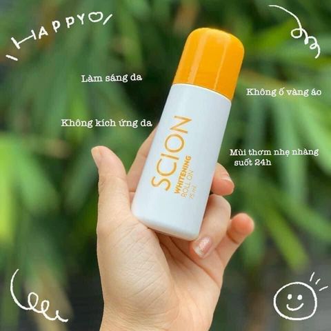 Lăn khử mùi Scion Nuskin Pure White Roll On 75ml - Khử mùi hiệu quả với hương thơm tự nhiên, thiết kế tiện lợi cho mọi hoạt động.