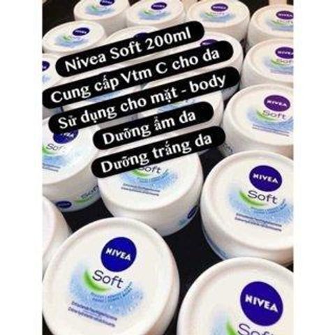 Kem Dưỡng Ẩm Chuyên Sâu Nivea Soft 200ml