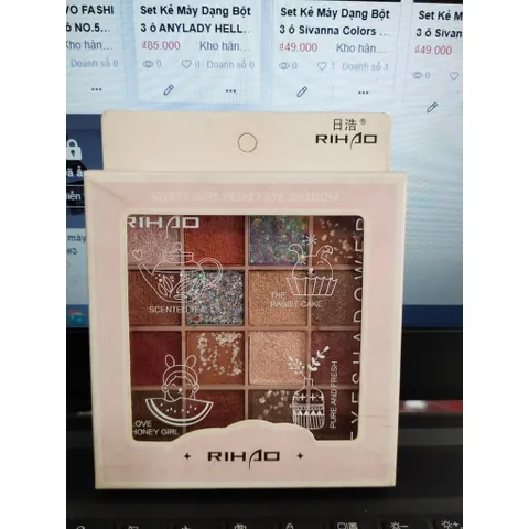 Set Phấn Mắt Rindo Nhũ Kim Tuyến 16 Ô NO.8147 - Bảng Màu Đa Dạng Cho Trang Điểm Rực Rỡ, Thích Hợp Mọi Dịp Sự Kiện