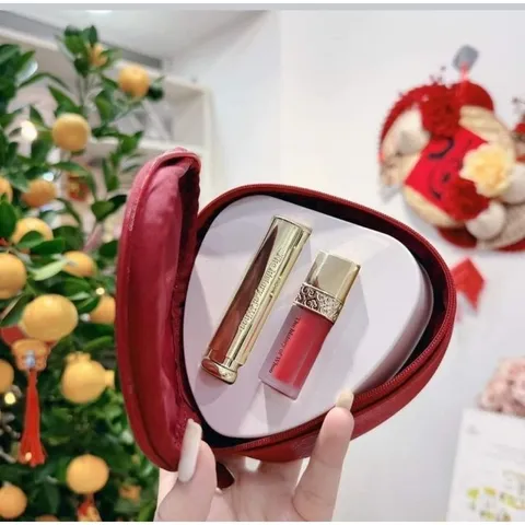 Set son dưỡng Whoo Winered, son đỏ và ví sang trọng