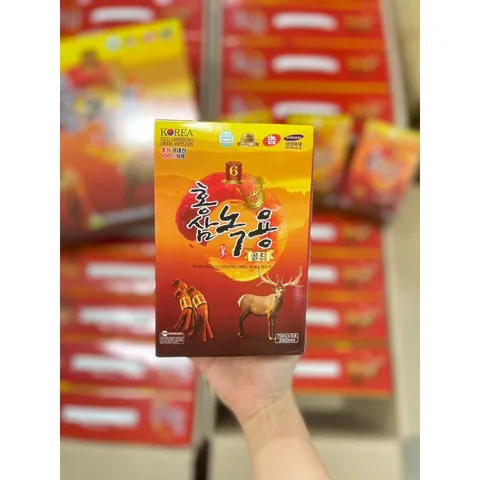 Nước hồng sâm nhung hươu Hàn Quốc KyeongBuk hộp 30 gói 231210