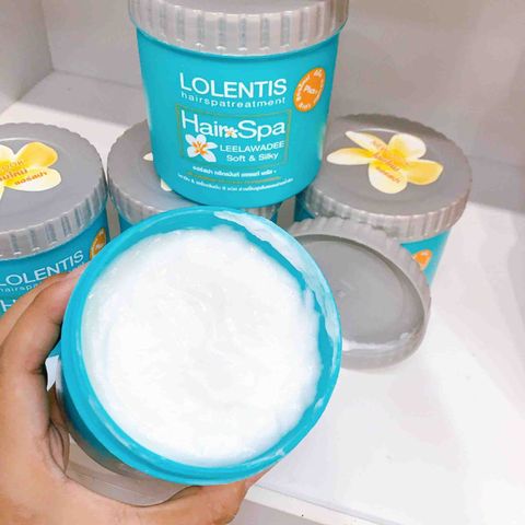 Kem Ủ Tóc Lolentis Hair Spa Thái Lan Chính Hãng 500ml - Dầu Hấp Phục Hồi Tóc Khô Hư Tổn, Cung Cấp Độ Ẩm Và Bóng Mượt