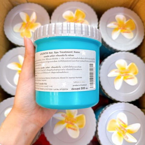 Kem Ủ Tóc Lolentis Hair Spa Thái Lan Chính Hãng 500ml - Dầu Hấp Phục Hồi Tóc Khô Hư Tổn, Cung Cấp Độ Ẩm Và Bóng Mượt