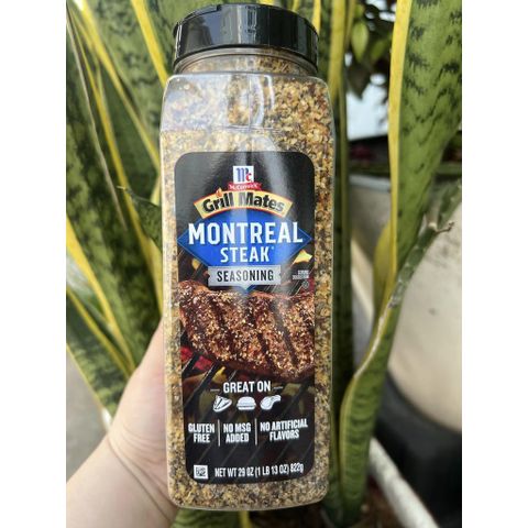 Gia vị ướp thịt bò Grill Mates Montrel Steak - Hương vị Mỹ cho món steak hoàn hảo - Gia vị BBQ tự nhiên, dễ sử dụng