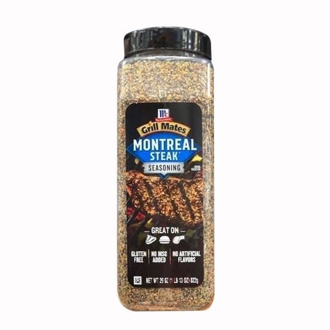 Gia vị ướp thịt bò Grill Mates Montrel Steak - Hương vị Mỹ cho món steak hoàn hảo - Gia vị BBQ tự nhiên, dễ sử dụng