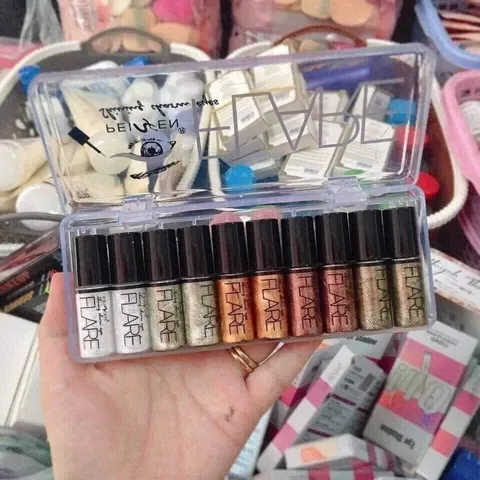 Set Phấn Nhũ Mắt Kim Tuyến – Hộp 10 Cây