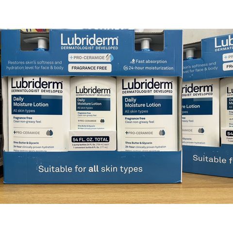 Set 3 Chai Sữa Dưỡng Thể Lubriderm Daily Moisture Lotion - Mỹ