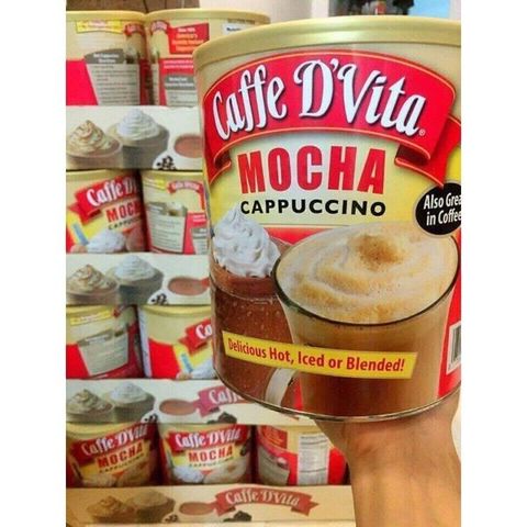 Cà Phê Hòa Tan Caffe D'Vita Mocha Cappuccino 1.8Kg - Hương Vị Đặc Trưng, Tiện Lợi Cho Người Bận Rộn