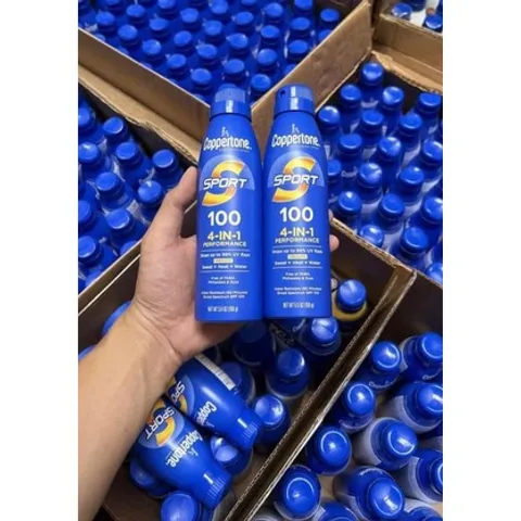 Xịt chống Nắng Thể Thao Coppertone Sport Lotion Sunscreen SPF100 156g