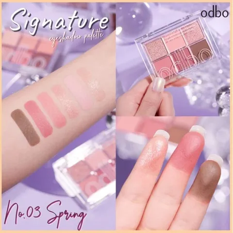 Bảng Mắt ODBO 6 Ô Nhũ Lì Trong Suốt - Signature Eyeshadow Palette Cho Đôi Mắt Quyến Rũ, Dễ Dàng Sử Dụng, Nhiều Màu Sắc Phong Phú