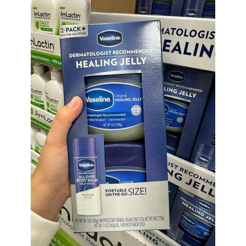 Sáp dưỡng ẩm Vaseline Original Healing Jelly 368G + 40G