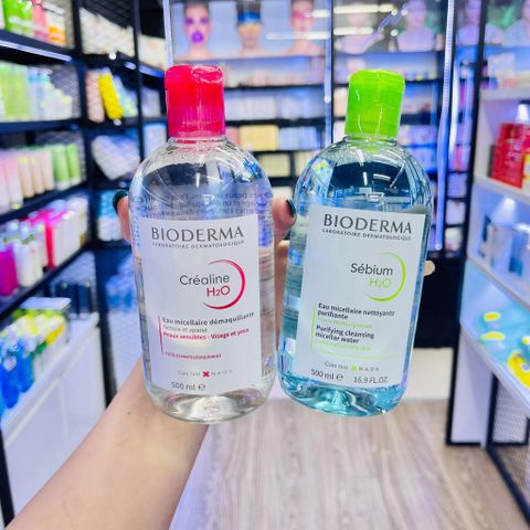 Nước tẩy trang Bioderma Crealine H2O 100ml - 500ml