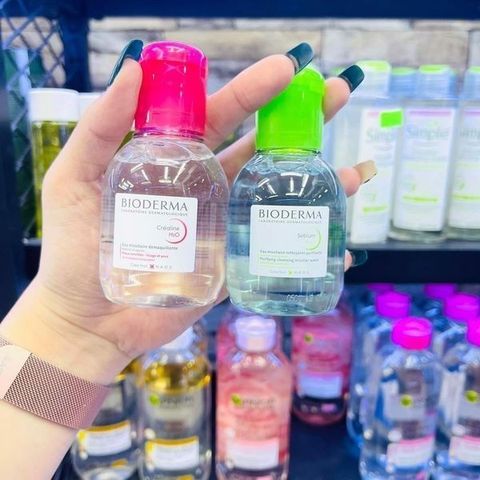 Nước tẩy trang Bioderma Crealine H2O 100ml - 500ml