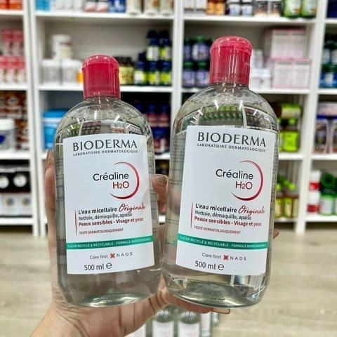Nước tẩy trang Bioderma Crealine H2O 100ml - 500ml