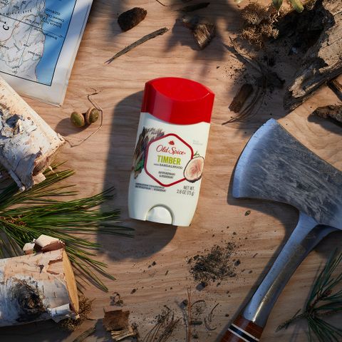 Sáp Khử Mùi Và Giảm Tiết Mồ Hôi Old Spice Timber 73g (Sáp Trắng)