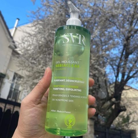 Gel Rửa Mặt SVR Không Chứa Xà Phòng Cho Da Dầu 400ml