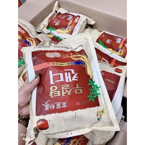 Kẹo Hồng Sâm Không Đường HQ 500G - Snack Ngon Lành Dành Cho Người Tiểu Đường, Cung Cấp Năng Lượng Và Dinh Dưỡng Tự Nhiên