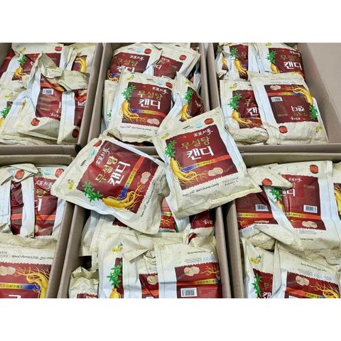 Kẹo Hồng Sâm Không Đường HQ 500G - Snack Ngon Lành Dành Cho Người Tiểu Đường, Cung Cấp Năng Lượng Và Dinh Dưỡng Tự Nhiên
