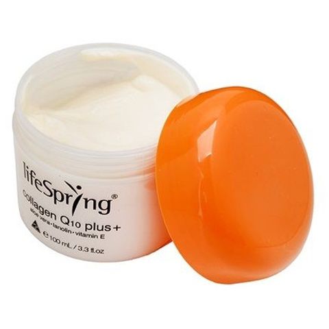 Kem Nhau Thai Cừu LifeSpring Collagen Q10 Plus 100ml - Kem Chống Lão Hóa Giúp Sáng Da, Mờ Thâm Nám Từ Úc (Cam)