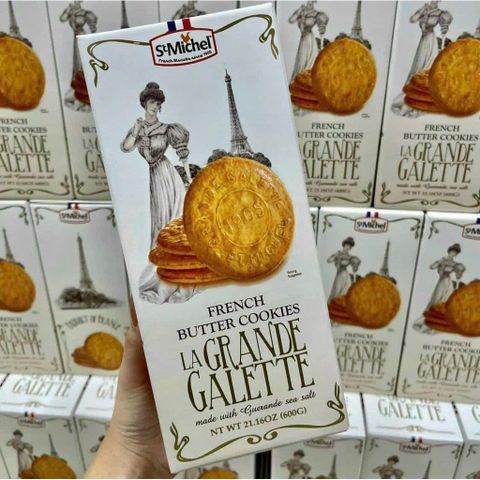 Bánh Cookies Bơ Pháp La Grande Galette 600G - Hương Vị Ngọt Ngào Từ Bơ Pháp - Lựa Chọn Hoàn Hảo Cho Tiệc Tùng Và Thưởng Thức
