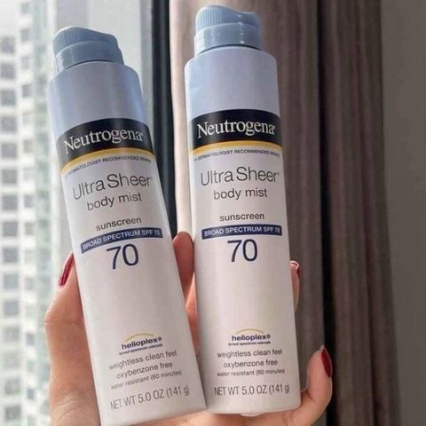 Xịt Chống Nắng Toàn Thân Neutrogena Ultra Sheer SPF 70 - Hỗ Trợ Bảo Vệ Da UV, Chất Lượng Cao, Phù Hợp Cho Mùa Hè 141G