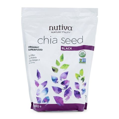 Hạt chia hữu cơ Nutiva Mỹ 907g - Hạt chia đen 