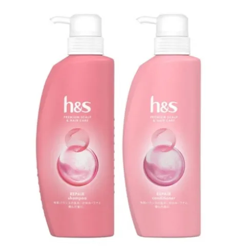 Bộ gội xả H.S phục hồi hư tổn (350ml+350g) - Head Nhật hồng