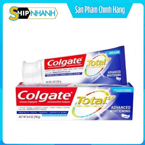 Kem Đánh Răng Colgate Total Advanced Whitening 181g Mỹ 