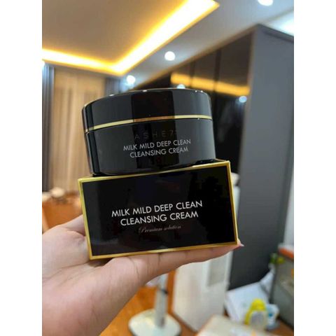 Kem Tẩy Trang Ashe7 Milk Mild Deep Clean Cleansing Cream 150g - Chất Lượng Cao, Làm Sạch Da Hiệu Quả, Dành Cho Mọi Loại Da